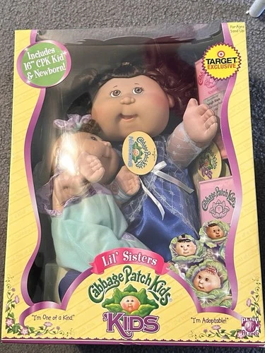 Cabbage Patch Kids Lil' Sisters 16in Play Doll & Newborn Target Exclusive Set