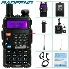 Baofeng Bf-f8 8w Tri-power Two Way Ham Radio Walkie Talkie With Accessories USA 