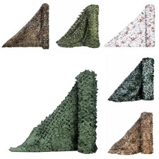 Portable Camo Netting Camouflage Mesh Hunting Blind Cover Outdoor Camping Gear