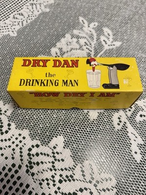 RARE Vintage 1960's Toy, DRY DAN, in Original Box and Papers
