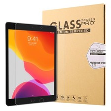 iPad 10.2 Screen Protector Glass - Tempered Glass 9H Hardness Scratch Resista...