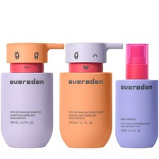 Kids Hair Trio Set: Hair Shampoo, Conditioner and Detangling Spray for Kids Ages