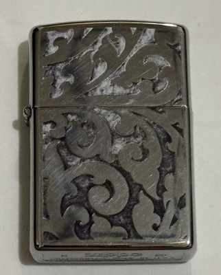 Zippo Lighter   Ornate Scroll Engraved Case   November 2020 (K 20)   Unfired 