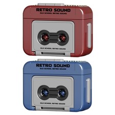 Retro Tape Recorder Pendant Keychain Cassette Tape Recorder Mini Recording
