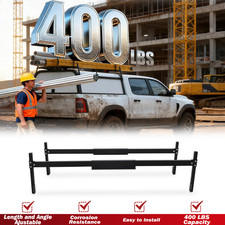 Ajustable Aluminum Truck Cap Topper Ladder Roof Rack For Pickup Camper Shell