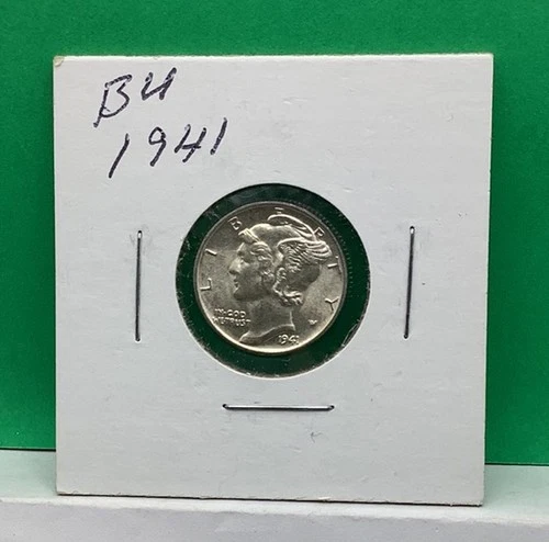 1941-P Mercury Silver Dime BU