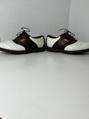 FootJoy ゴルフシューズ FootJoy Sierra Footjoy Mens 7.5 Medium Sierra Leather Soft Spikes Golf Shoes