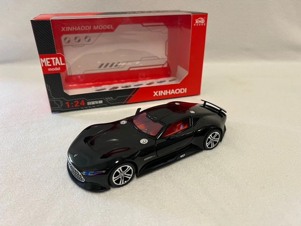 1/24 Mercedes Benz AMG Vision GT Diecast Vehículo Modelo Coche Juguete Luz de Sonido Regalo Foto 2 de 4