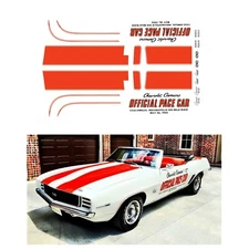 1969 Camaro Pace Car Decal for T-Jets Nice! Aurora Auto World Model Motoring AFX