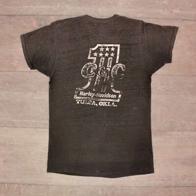 Men's VTG 80s Harley Davidson The South Is Where It's At TShirt Sz