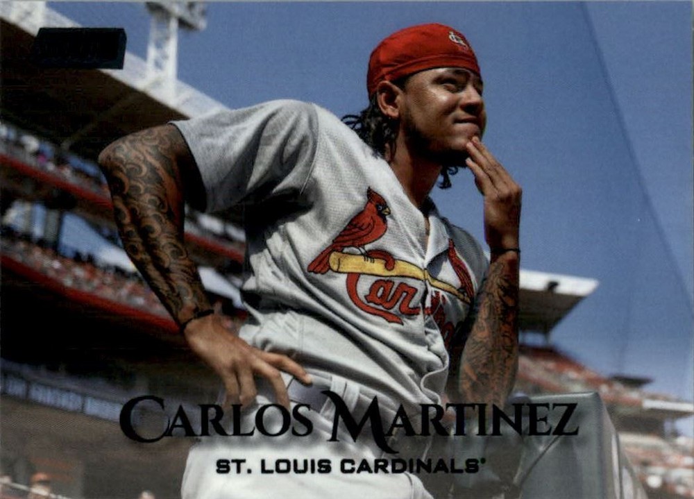 2019 Stadium Club Black Foil #277 Carlos Martinez