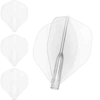 CLEAR TRANSPARENT COSMO FIT FLIGHTS AIR 3 PACK STANDARD SHAPE