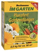 Beckmann GartendüNger Universal Plurafert 2,5 Kg FüR Ca. 50 M²