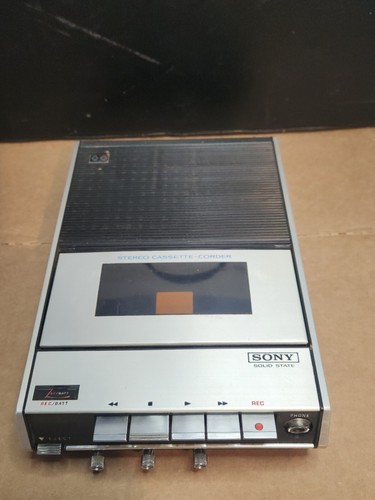 Vintage Working Sony TC-124CS Stereo Cassette-Corder Made in Japan 70s Great Con - Bild 16 von 22