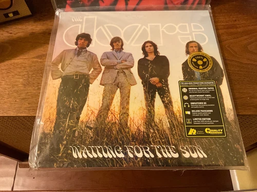 THE DOORS WAITING FOR THE SUN ANALOGUE PRODUCTIONS 200GM 45 RPM 2 LP SEALED NEW