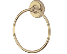 Kingston Brass BA314PB Classic Towel-Ring Polished Brass7-3/4" Length