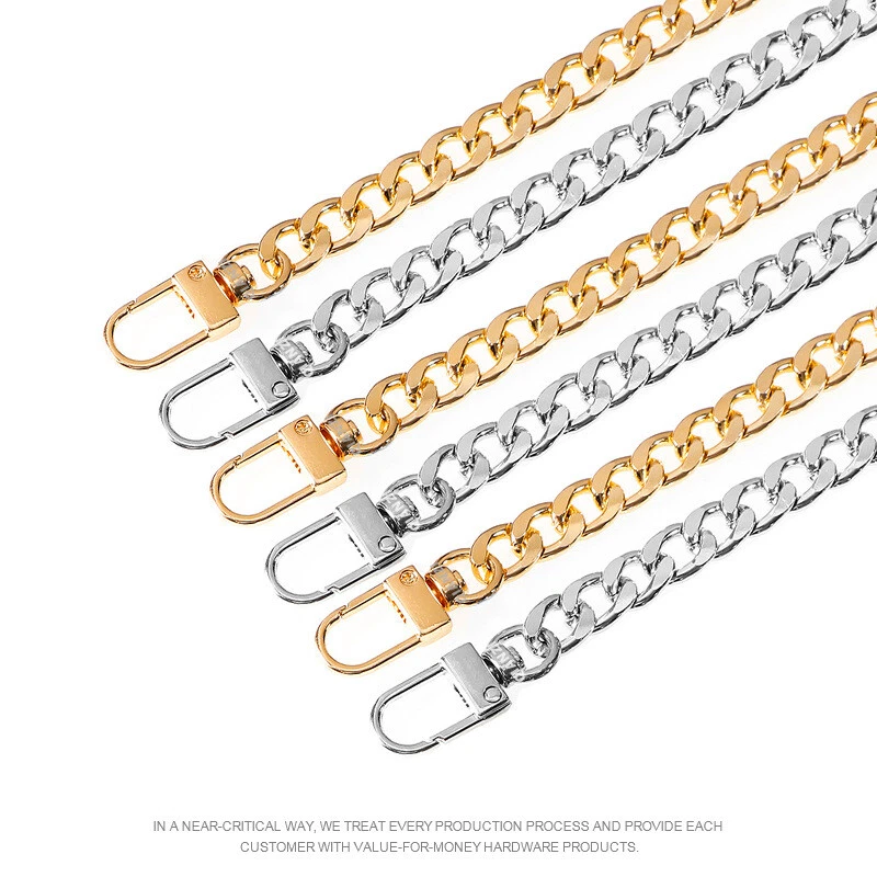 Metal Flat Chain Replacement Strap for Shoulder Bag Handbag Crossbody Bag Belts - Image 2 of 4
