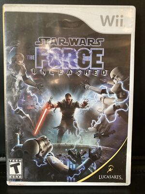 Star Wars: The Force Unleashed (Nintendo Wii 2008) complete CIB W/ Manual Tested