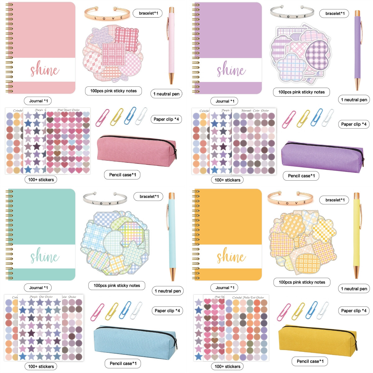 DIY Journal Stickers Set for Girls Ages 6-18 - Scrapbook & Notebook Decor-image