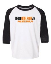 Philadelphia Flyers HARTADELPHIA Hart Hockey Youth Quarter Sleeve Raglan TShirt