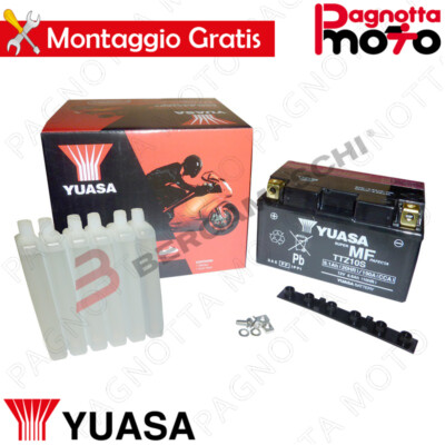Batteria Yuasa TTZ10S Per Moto - Senza Manutenzione E Antifuoriuscita
