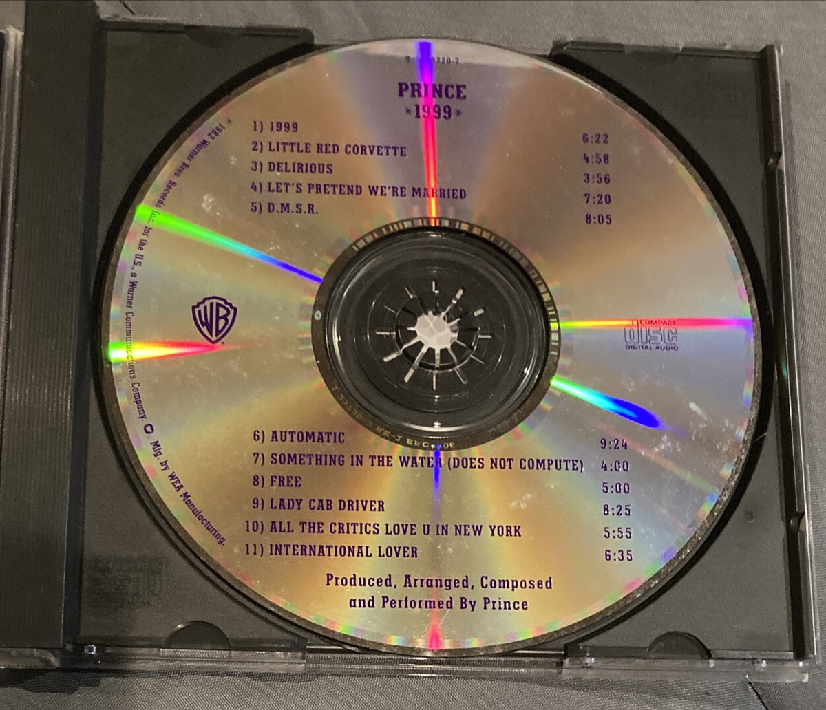 PRINCE: 1999 CD! Classic Pop Album! Reissue/ SRC Pressing/ Purple