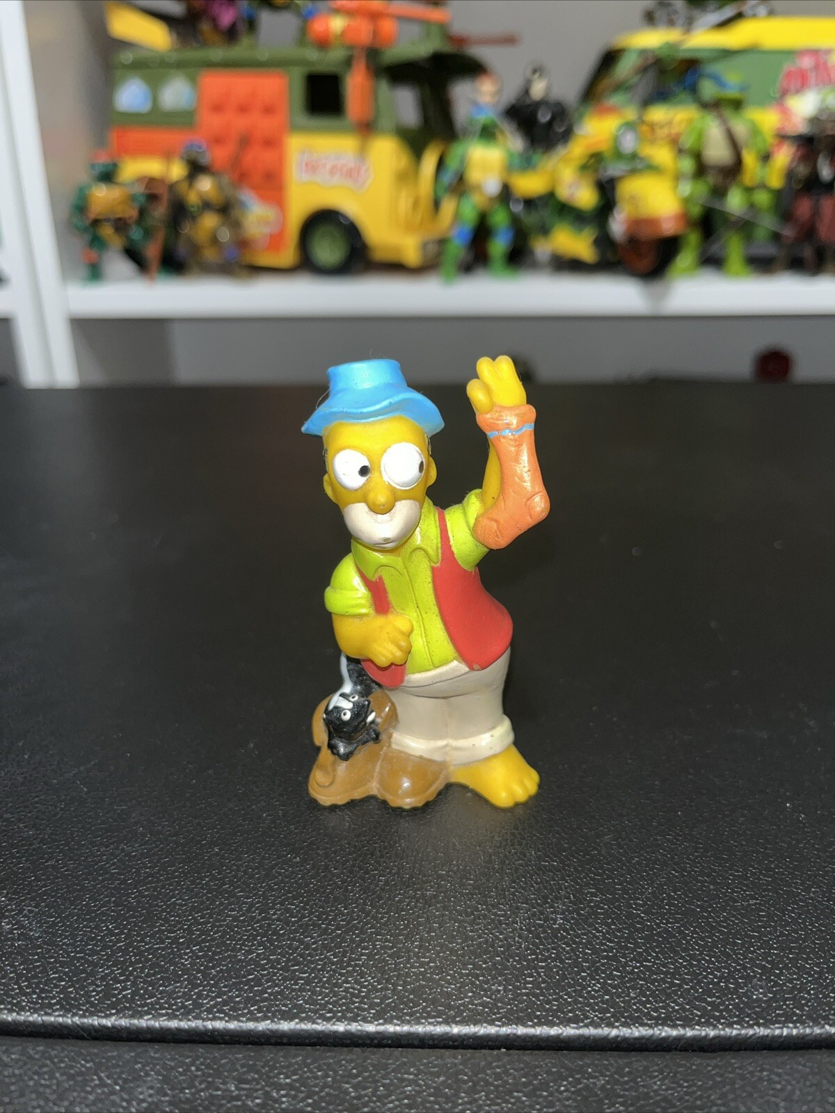 1990 The Simpsons Camping Homer 3 Inch Burger King Kids Meal Toy Dan Castellaneta  
