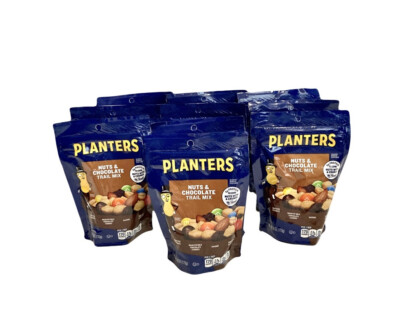 Planters Nuts & Chocolate M&M s Trail Mix 6oz Lot of 10