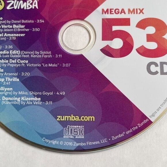 ZIN Zumba Instructor Network CD Fitness Mega Mix Exercise ZIN Zumba Instructor Network CD Fitness Mega Mix Exercise