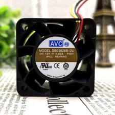 1 pcs AVC DB0382B12U 3.8CM 12V 0.82A 3828 PWM temperature control server fsn.