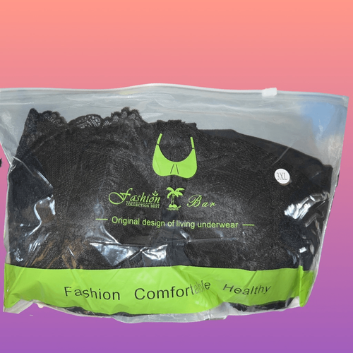 NWT Black Lace Wireless Racerback Bra Size 3XL - Picture 7 of 8