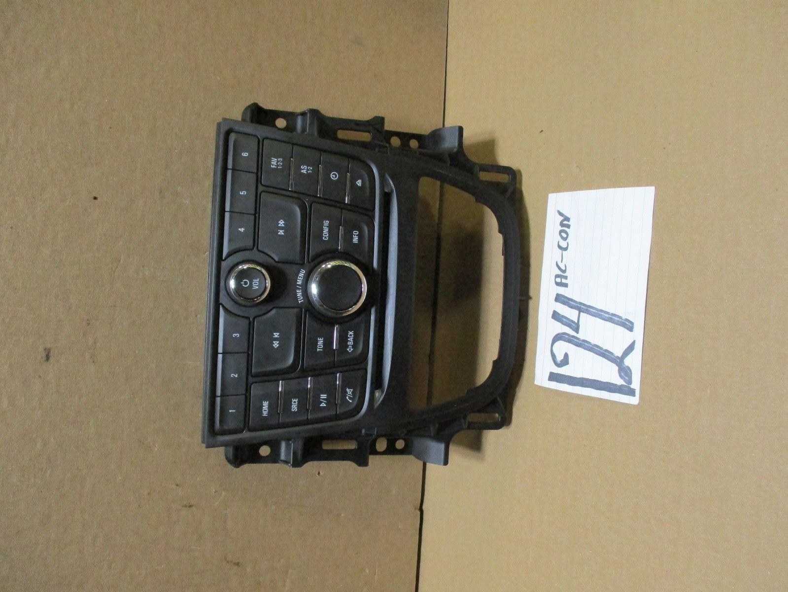 12 13 14 15 16 17 Buick Verano Radio Control Panel Used Stock #124-AC 