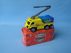 Matchbox Airport Fire Pumper Truck Toy Fair 2002 Boxed RARE 75mm Long