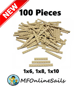 LEGO 10x Plate 2 x 10 - Ref 3832 Black - Set 10221 31011 70618 6957 10175 5571