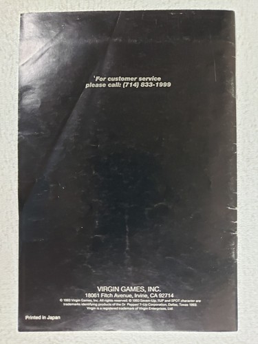 Cool Spot (Super Nintendo Entertainment System, 1993) *MANUAL ONLY* - Picture 2 of 2
