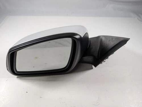 13-16 BMW 328i LEFT DRIVER SIDE DOOR MIRROR POWER FOLD MINERAL WHITE OEM