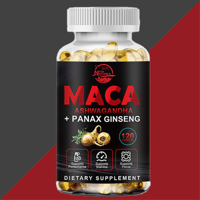 #1 BEST-MALE ENLARGER THICKER LONGER BIGGER 3'' GROWTH ENLARGEMENT - 120 CAPSULES