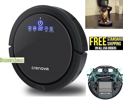 Smart Robotic Vacuum cleaner 5 modes Works On Home Mappin & Pet Hair  new QQ-6