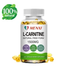 1500mg L-Carnitine 120 Capsules Weight Loss Pills Fat Burner Slimming Support