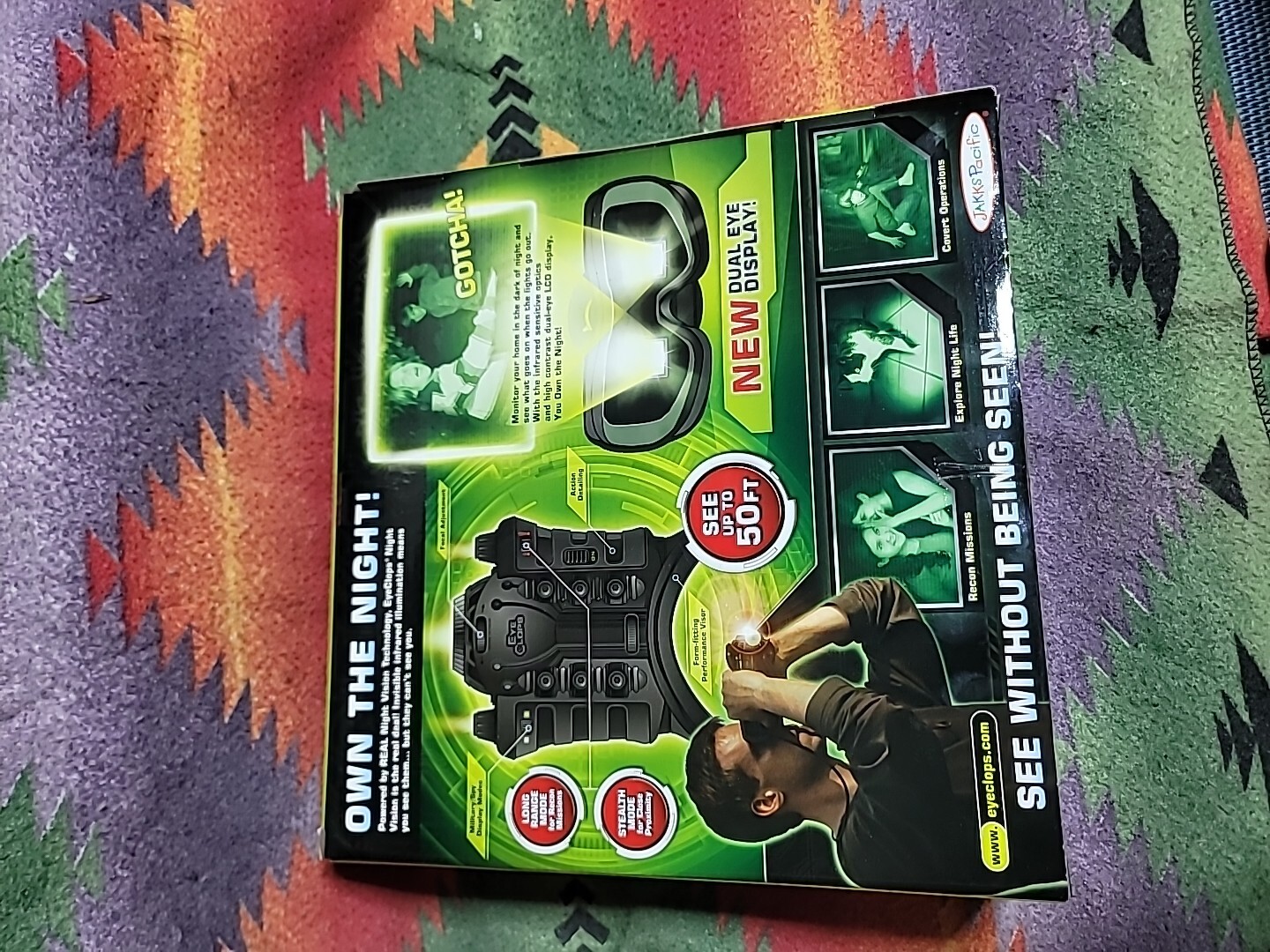 2009 Jakks EyeClops Jakks Pacific Night Vision Infrared Stealth Binoculars 