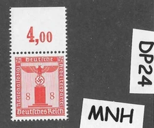 MNH stamp Sc S17 / Hitler WWII Third Reich Germany 1942 Party official   DP24