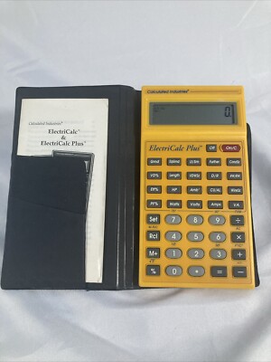 Calculated Industries 5055 ElectriCalc Pro Electrical Code Calculator With Case