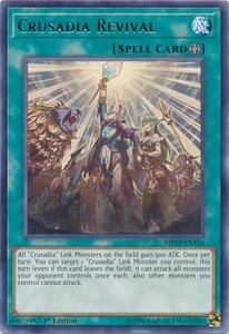 Crusadia Revival - MP19-EN116 - Rare - 1st Edition x3 - Near Mint