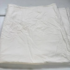 broyhill flat sheet king white 100% cotton modern traditional