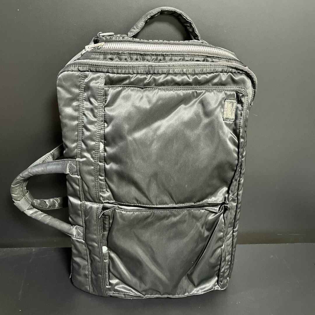 バッグ PORTER / TANKER silver 3way bag PORTER Tanker 3Way Briefcase Business Bag Silver GRAY Nylon