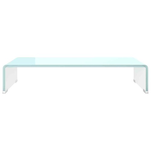 Supporto TV / Rialzo Monitor in Vetro Verde 60x25x11 cm - Foto 3 di 6