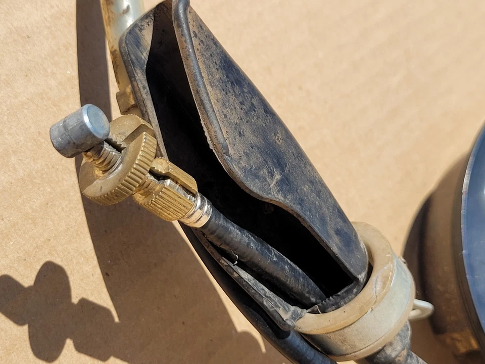 Conjunto de placa de freno delantera Honda XL250R 1984 con cable Foto 3 de 4