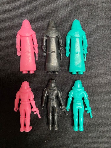 lot x 6 Dunkin Figures Darth Vader & Trooper original Star Wars LFL 1985 Yupi - Picture 2 of 8
