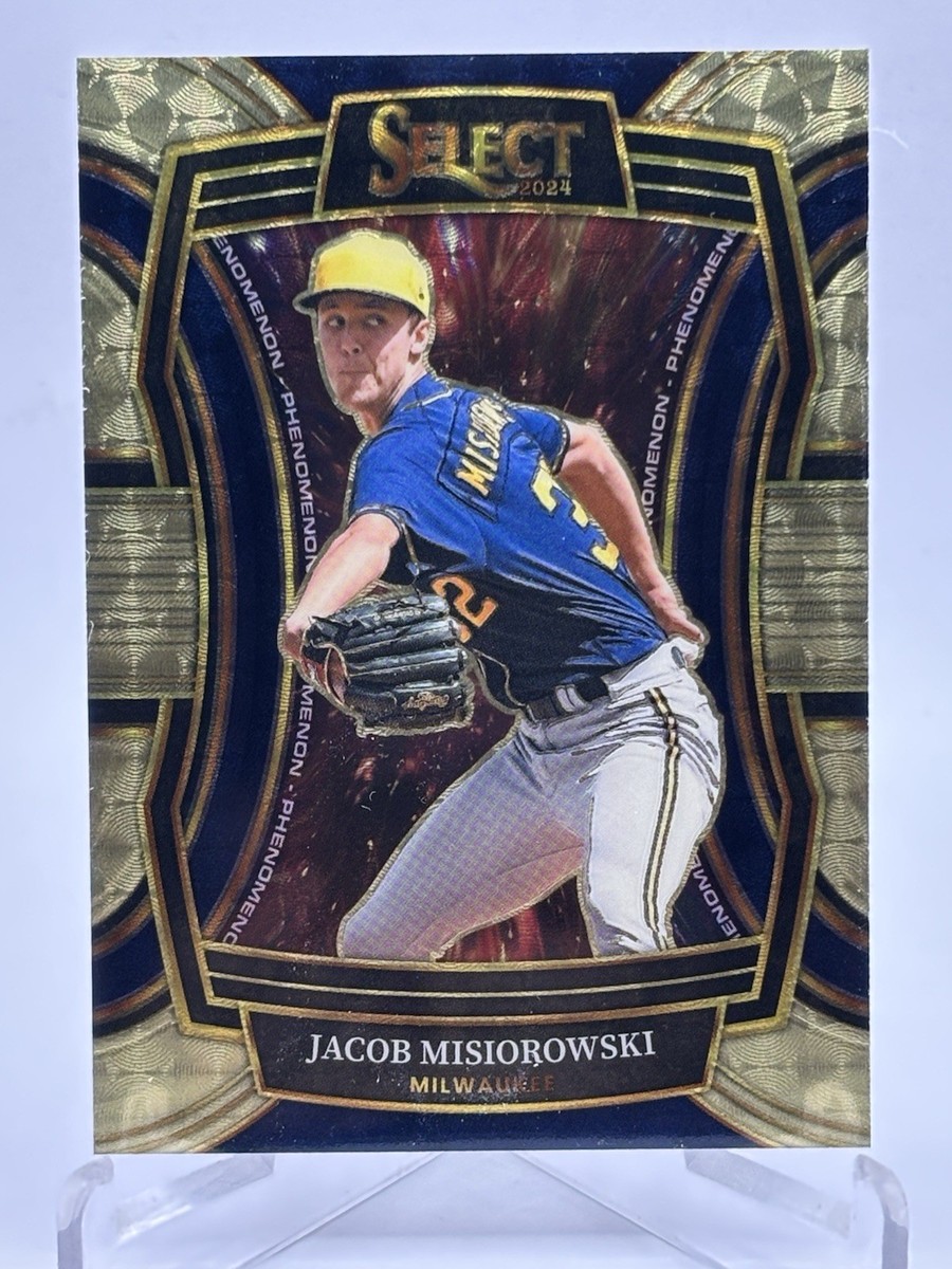 Jacob Misiorowski 2024 Panini Select Phenomenon Gold Vinyl Rookie 