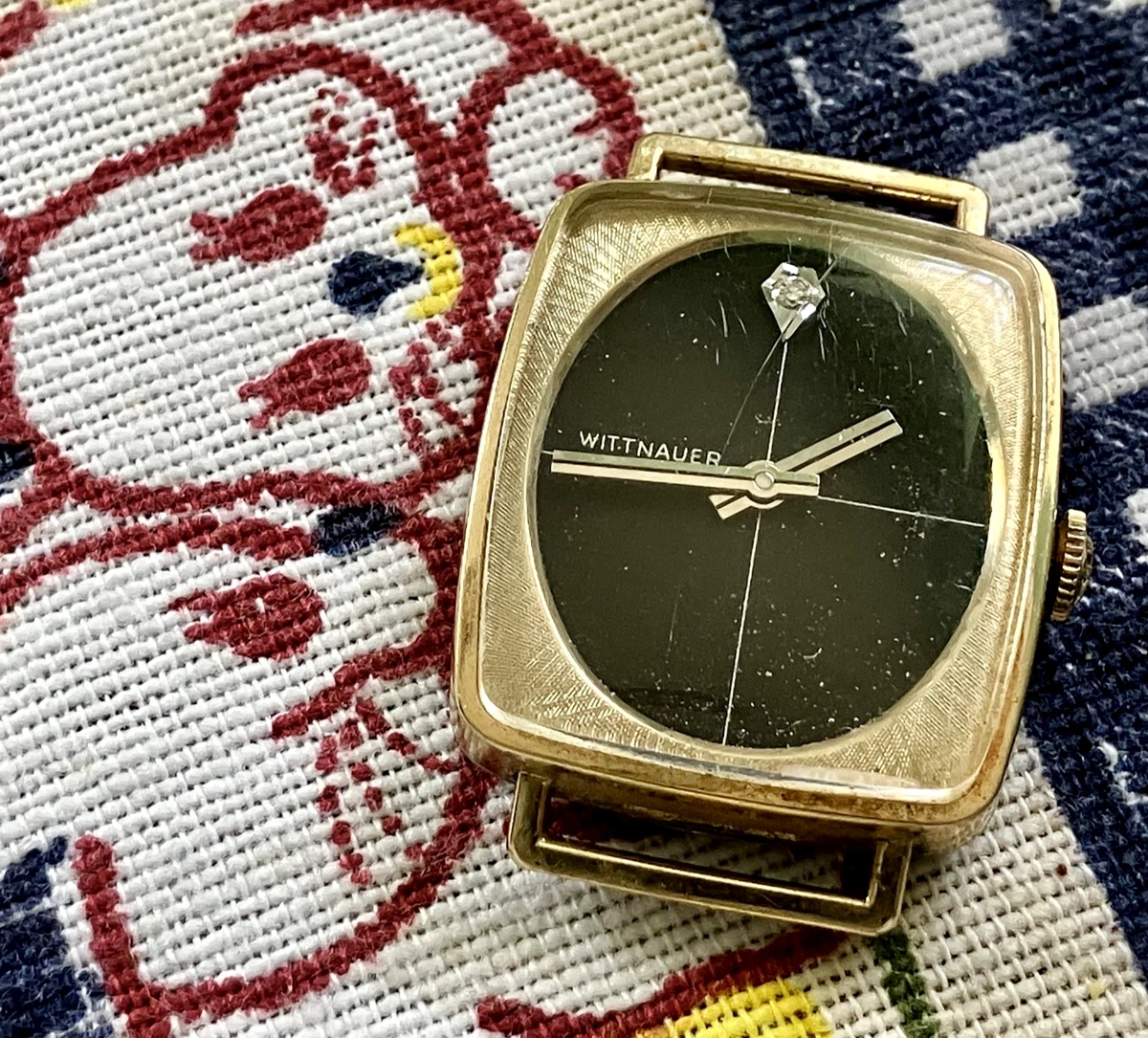 Working Vintage Wittnauer Ladies Watch Gold Tone Manual‎ Wind 16.5mm Fit 6.5\